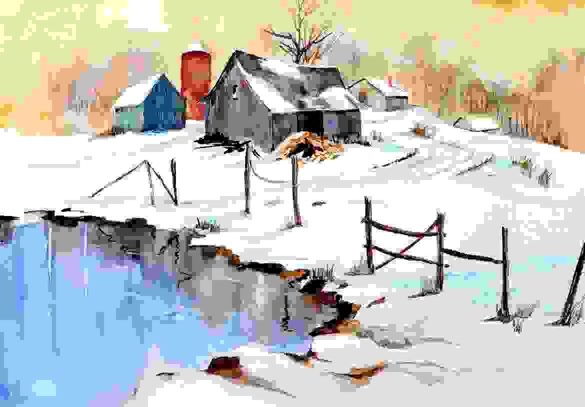 The last village of the frontier